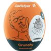 Satisfyer Masturbator Egg 3 Pack Set (Crunchy) - Orange