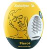 Satisfyer Masturbator Egg 3 Pack Set (Fierce) - Yellow