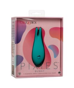 Pixies Bunny Rechargeable Silicone Finger Vibrator - Green