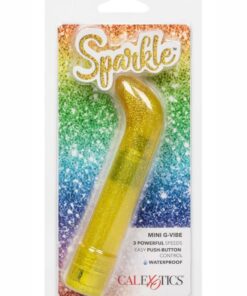 Sparkle Mini G Vibrator - Yellow