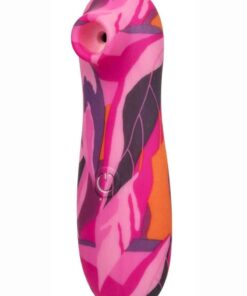 Naughty Bits Suck Buddy Playful Rechargeable Silicone Massager - Pink/Purple
