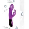 Ares 2.0 Rechargeable Silicone Double Stimulator - Purple/Black