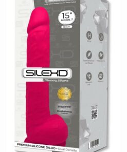 SelixD Model DD03 Silicone Realistic Dual Dense Dildo 15in - Pink