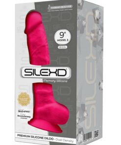 SilexD Model 3 DD05 Silicone Realistic Dual Dense Dildo 9in - Pink