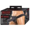 Erection Assistant Hollow Vibrating Strap-On 6in - Black