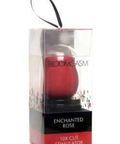 Inmi Bloomgasm Enchanted Rose Rechargeable Silicone 10X Clitoral Stimulator - Red