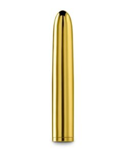 Chroma Classic Rechargeable Vibrator 7in - Gold