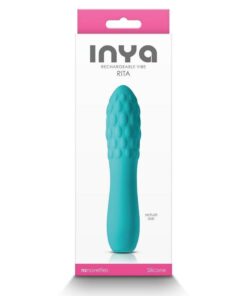 Inya Rita Rechargeable Silicone Vibrator - Teal