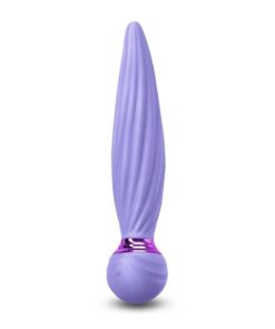 Sugar Pop Twist Rechargeable Silicone Vibrator - Purple