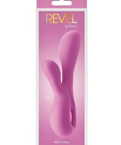 Revel Galaxy Rechargeable Silicone Rabbit Vibrator - Pink