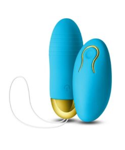 Revel Winx Rechargeable Silicone Bullet with Remote Control - Blue