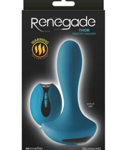 Renegade Thor Rechargeable Silicone Remote Control Prostate Massager - Teal