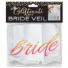 Glitterati Bride Veil - White/Rose Gold