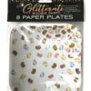 Glitterati Boobie Party Plates (8 per Pack) - Multicolor