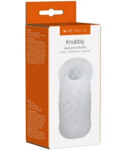 ME YOU US Knobbly Dual End Stroker - Frost