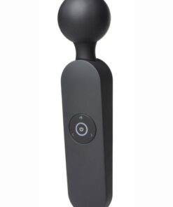 Master Series Thunder Wand 72X Rechargeable Silicone Heating Wand Massager - Black