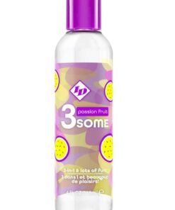 ID 3 Some 3-in-1 Multi Use Flavored Lubricant Passion Fruit 4oz