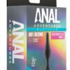 Anal Adventures Platinum Silicone Beginner Plug - Small - Black