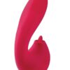 Adam and Eve Eve`s Clit Loving Thumper Silicone Rechargeable Vibrator - Red