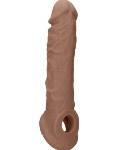 RealRock Realistic Penis Sleeve 8in - Caramel