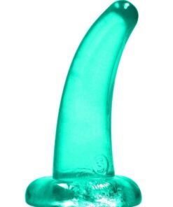 RealRock Crystal Clear Dildo with Suction Cup 5in