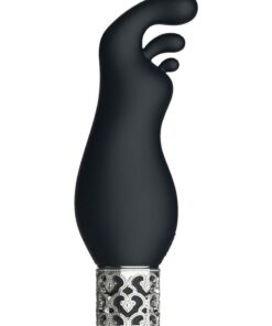 Royal Gems Exquisite Silicone Rechargeable Bullet - Black