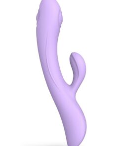 Bunny and Clyde Rechargeable Silicone Rabbit Vibrator - Viva Mauve