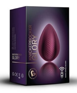 Knickerbocker Glory Rechargeable Silicone Clitoral Stimulator with Remote Control - Red/Purple