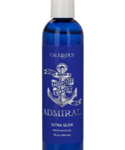 Admiral Ultra Slick Water Based Gel Lubricant 8oz
