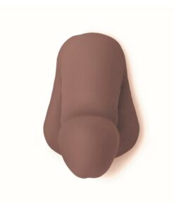 WhipSmart Soft and Discreet Packer 4in - Chocolate