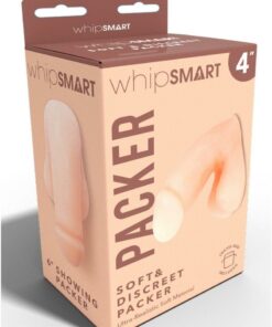 WhipSmart Soft and Discreet Packer 4in - Vanilla