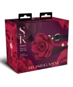 Secret Kisses Rosegasm Bloom Silicone Mouth Gag - Red