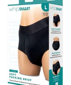 WhipSmart Soft Packing Brief - Xtra Large - Black