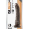 Dr. Skin Plus Posable Dildo with Suction Cup 9in - Chocolate