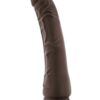 Dr. Skin Plus Posable Dildo with Suction Cup 9in - Chocolate