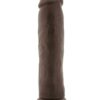 Dr. Skin Plus Thick Posable Dildo with Suction Cup 9in - Chocolate