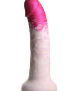 Strap U Real Swirl Realistic Silicone Dildo - Pink