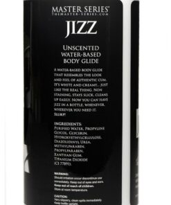 Master Series Jizz Unscented Water Based Lube 34oz