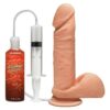 The D Perfect D Ultraskyn Squirting Dildo 7in - Vanilla