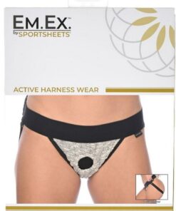 EM EX Fit Harness Jock - XL-3XL - Gray