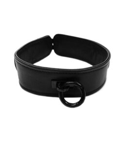 Rouge Leather Collar - Black