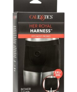 Her Royal Harness Boxer Brief - XXLarge/XXXLarge - Black