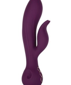 Obsession Desire Rechargeable Silicone Rabbit Vibrator - Purple