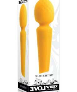 Sunshine Rechargeable Silicone Vibrator - Yellow