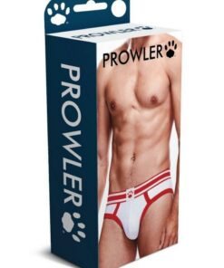 Prowler White/Red Brief - Medium