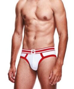 Prowler White/Red Brief - Small