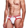 Prowler White/Red Brief - XLarge