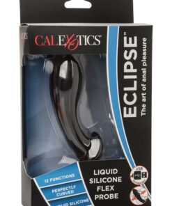 Eclipse Rechargeable Liquid Silicone Flex Probe - Black