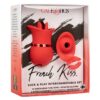 French Kiss Suck and Play Rechargeable Silicone Interchangeable Set - Red