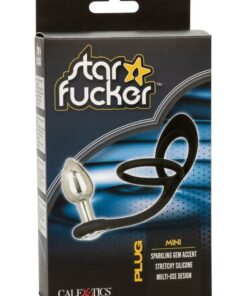 Star Fucker Mini Plug Silicone Dual Enhancer - Black